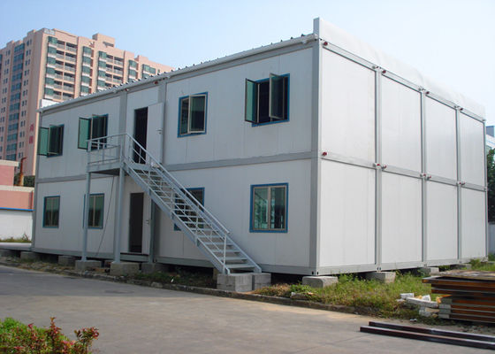 Китай Дом контейнера двух- палубы модульный, живущий дом контейнера с внешними лестницами поставщик