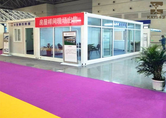 Китай Ясный стеклянный одиночный дом контейнера экологически дружелюбный для конференц-зала завод