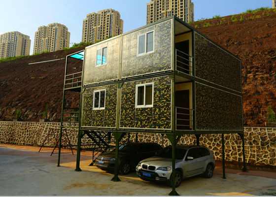 Китай Офис контейнера армии зеленый небольшой 3 2мм ПВК слоя панели пола с гаражом завод