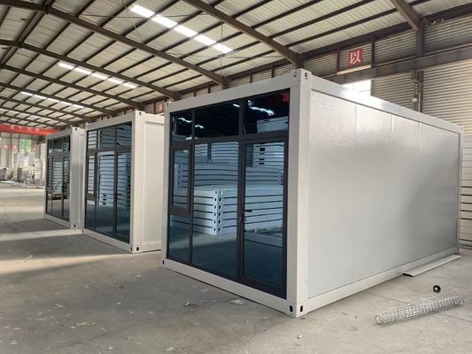 Flat Pack Prefab Container Cabin Модульный предварительно сделанный пляжный бунгало Маленький дом