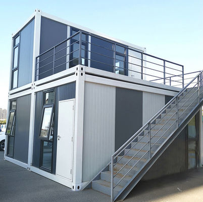 Resort Prefab House Ямайка Префабрикованные виллы из легкой стали Префабрикованный контейнерный дом Плоская упаковка контейнер