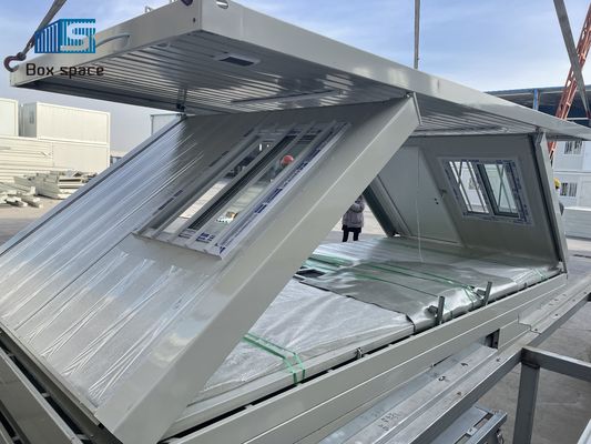 Предварительно изготовленный Z складной контейнерный дом портативный плоский пакет модульные дома