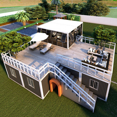 BOX SPACE Custom 20 Ft Mobile House Duplex Prefabricated Container Home Kits Resort Detachable Prefab House Дом, который можно было бы снять